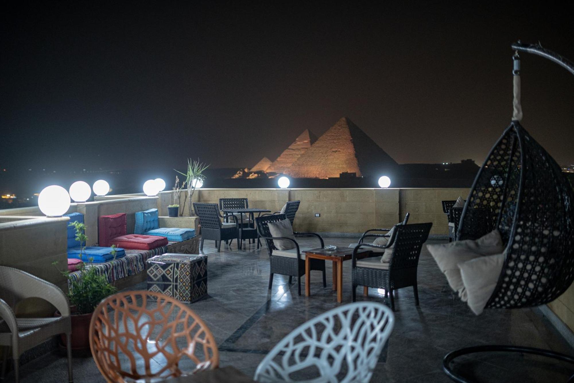 Gardenia Pyramids View Inn Nazlet el-Sîsi Exterior foto
